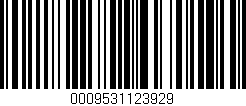 Código de barras (EAN, GTIN, SKU, ISBN): '0009531123929'