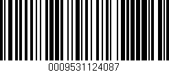 Código de barras (EAN, GTIN, SKU, ISBN): '0009531124087'