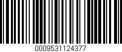 Código de barras (EAN, GTIN, SKU, ISBN): '0009531124377'