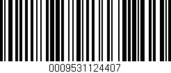 Código de barras (EAN, GTIN, SKU, ISBN): '0009531124407'