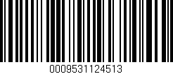 Código de barras (EAN, GTIN, SKU, ISBN): '0009531124513'