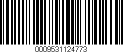 Código de barras (EAN, GTIN, SKU, ISBN): '0009531124773'