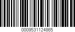 Código de barras (EAN, GTIN, SKU, ISBN): '0009531124865'