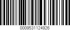 Código de barras (EAN, GTIN, SKU, ISBN): '0009531124926'