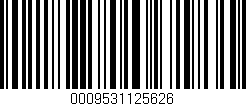 Código de barras (EAN, GTIN, SKU, ISBN): '0009531125626'