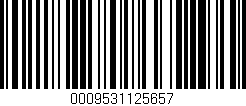 Código de barras (EAN, GTIN, SKU, ISBN): '0009531125657'