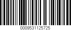 Código de barras (EAN, GTIN, SKU, ISBN): '0009531125725'