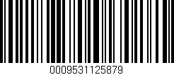 Código de barras (EAN, GTIN, SKU, ISBN): '0009531125879'