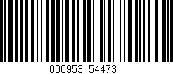 Código de barras (EAN, GTIN, SKU, ISBN): '0009531544731'