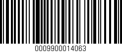 Código de barras (EAN, GTIN, SKU, ISBN): '0009900014063'