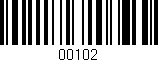Código de barras (EAN, GTIN, SKU, ISBN): '00102'