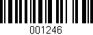 Código de barras (EAN, GTIN, SKU, ISBN): '001246'