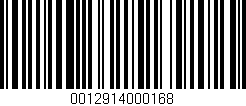 Código de barras (EAN, GTIN, SKU, ISBN): '0012914000168'