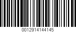 Código de barras (EAN, GTIN, SKU, ISBN): '0012914144145'