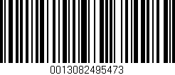 Código de barras (EAN, GTIN, SKU, ISBN): '0013082495473'
