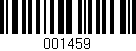 Código de barras (EAN, GTIN, SKU, ISBN): '001459'