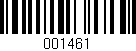 Código de barras (EAN, GTIN, SKU, ISBN): '001461'