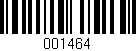 Código de barras (EAN, GTIN, SKU, ISBN): '001464'