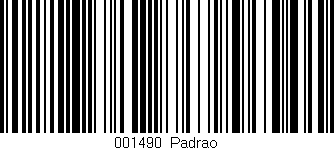Código de barras (EAN, GTIN, SKU, ISBN): '001490|Padrao'