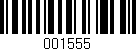 Código de barras (EAN, GTIN, SKU, ISBN): '001555'