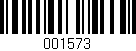 Código de barras (EAN, GTIN, SKU, ISBN): '001573'