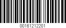 Código de barras (EAN, GTIN, SKU, ISBN): '00161212201'