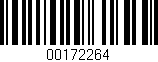 Código de barras (EAN, GTIN, SKU, ISBN): '00172264'