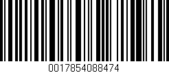 Código de barras (EAN, GTIN, SKU, ISBN): '0017854088474'