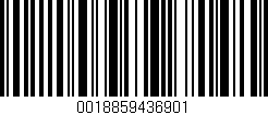 Código de barras (EAN, GTIN, SKU, ISBN): '0018859436901'