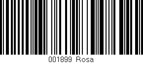 Código de barras (EAN, GTIN, SKU, ISBN): '001899|Rosa'