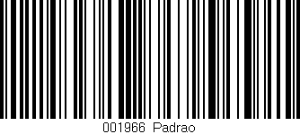 Código de barras (EAN, GTIN, SKU, ISBN): '001966|Padrao'