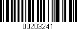 Código de barras (EAN, GTIN, SKU, ISBN): '00203241'