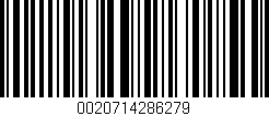 Código de barras (EAN, GTIN, SKU, ISBN): '0020714286279'