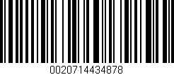 Código de barras (EAN, GTIN, SKU, ISBN): '0020714434878'
