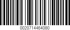 Código de barras (EAN, GTIN, SKU, ISBN): '0020714464080'