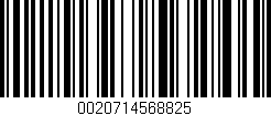 Código de barras (EAN, GTIN, SKU, ISBN): '0020714568825'