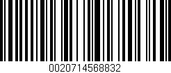 Código de barras (EAN, GTIN, SKU, ISBN): '0020714568832'