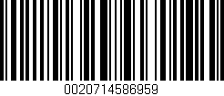 Código de barras (EAN, GTIN, SKU, ISBN): '0020714586959'