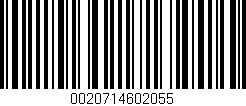Código de barras (EAN, GTIN, SKU, ISBN): '0020714602055'