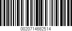 Código de barras (EAN, GTIN, SKU, ISBN): '0020714682514'