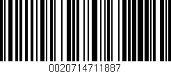 Código de barras (EAN, GTIN, SKU, ISBN): '0020714711887'