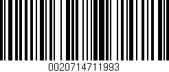 Código de barras (EAN, GTIN, SKU, ISBN): '0020714711993'