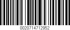 Código de barras (EAN, GTIN, SKU, ISBN): '0020714712952'