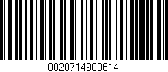 Código de barras (EAN, GTIN, SKU, ISBN): '0020714908614'