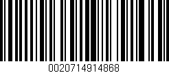 Código de barras (EAN, GTIN, SKU, ISBN): '0020714914868'