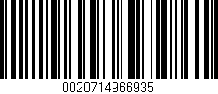 Código de barras (EAN, GTIN, SKU, ISBN): '0020714966935'