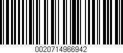 Código de barras (EAN, GTIN, SKU, ISBN): '0020714966942'