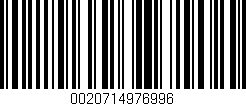 Código de barras (EAN, GTIN, SKU, ISBN): '0020714976996'
