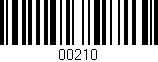 Código de barras (EAN, GTIN, SKU, ISBN): '00210'