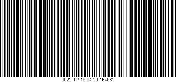 Código de barras (EAN, GTIN, SKU, ISBN): '0022-TP-18-04-20-164861'